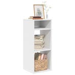 vidaXL Boekenkast 34x31x80 cm bewerkt hout wit, Verzenden
