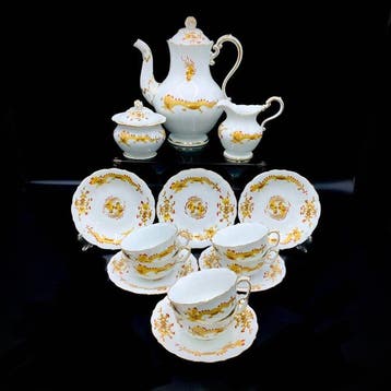 Meissen - First Choice - Exquisite Tea Set for 6 Persons -