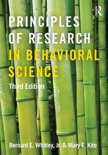 Principles of Research in Behavioral Science 9780415879286, Verzenden, Zo goed als nieuw, Mary E. Kite