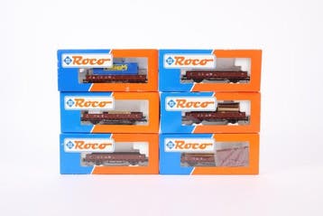 Roco H0 - Wagon de marchandises pour trains miniatures (6) -