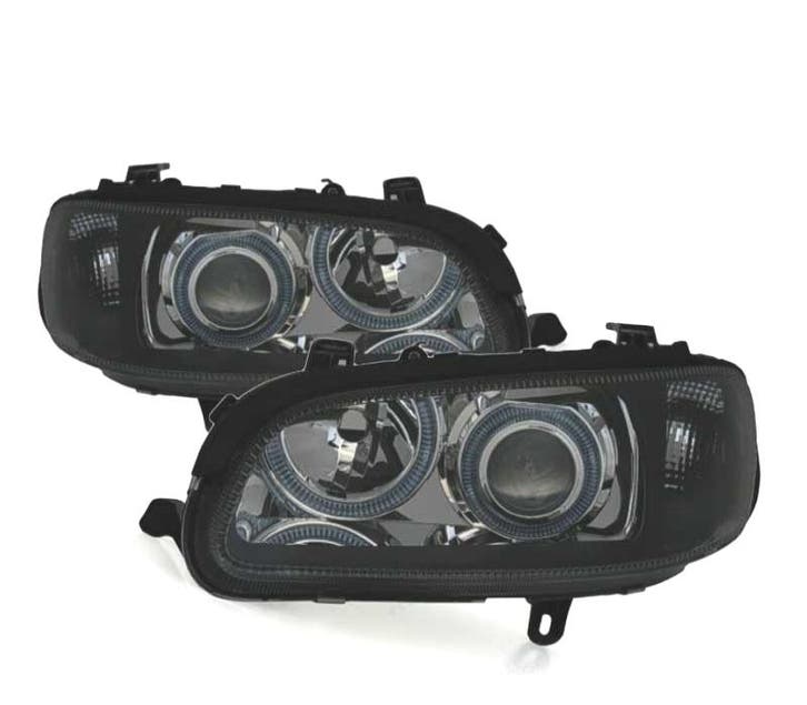 PHARES POUR OPEL OMEGA 94-99 ANGEL EYES FOND NOIR, Auto-onderdelen, Verlichting, Verzenden