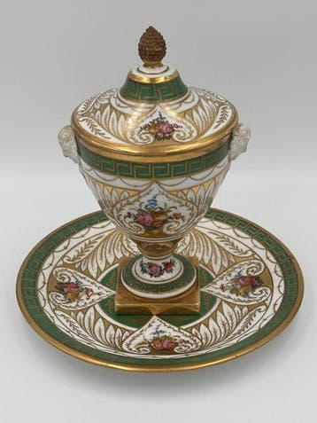 Louis XVI Vase d’autel - Biscuit de porcelaine - 1850-1900 -