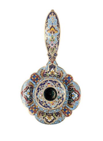 Magnifique Bougeoir cloisonné - Bougeoir - Champlevé,