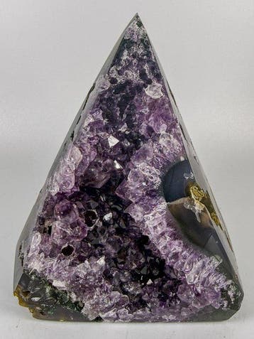 Bijzonder - Amethyst Geode Punt Kristal - Hoogte: 130 mm -, Collections