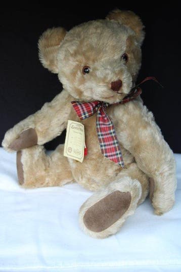 Hermann Original: Teddybeer 46cm, nr 444 van 3000,