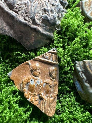 Médiéval Fragments de poterie en grès européens (Sans prix
