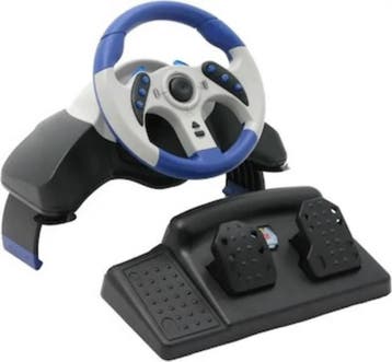 Mad Catz MC2 Microcon Racing Wheel PS1 (Zonder Pedalen), Ophalen of Verzenden, Zo goed als nieuw