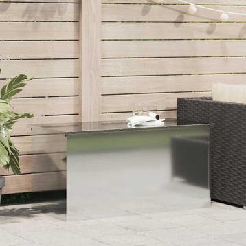 vidaXL Tuinkussens opbergdoos Gegalvaniseerd staal 100 x, Verzenden, Nieuw