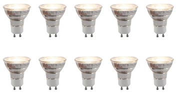 2dekans | Set van 10 - Lucide Reflector GU10 Spot - Ø 5 cm -, Ophalen of Verzenden