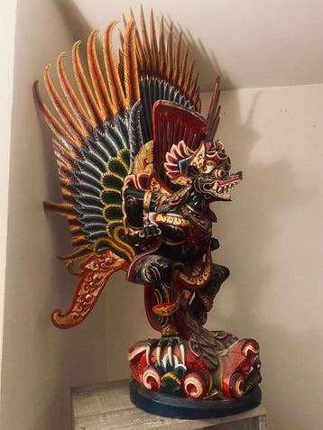 Spectaculaire Garuda Bali Hoogte 100 cm (Zonder