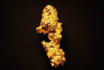 Goud Goud nugget - Hoogte: 13.26 mm - Breedte: 5.17 mm- 1.23
