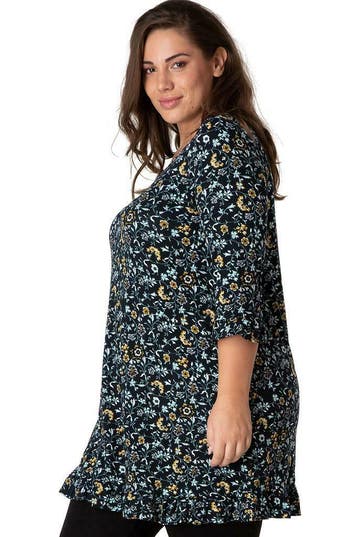Tuniek Yesta ruche zoom mouw 88CM maat 52, Verzenden