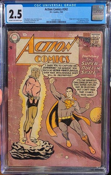 Action Comics 242 - Action Comics #242 first Brainiac - 1, Nieuw