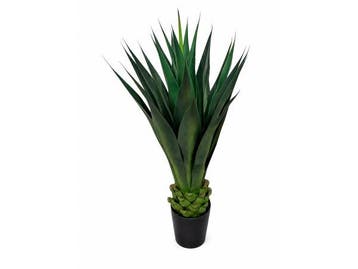Veiling - 2x Agave Kunstplant van  104 cm, Nieuw