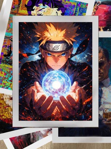 Canvas Fit - Alberto Ricardo - Naruto Uzumaki: Esfera de, Nieuw
