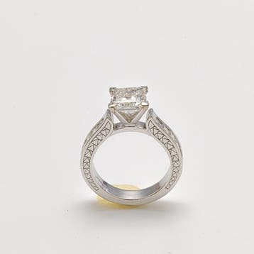 Ring Platina - 4.55ct. tw. Diamant (Lab-grown) - Diamant -, Nieuw
