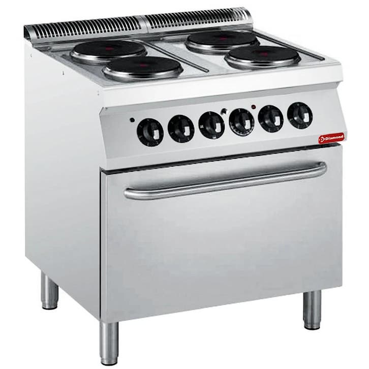 Fornuis + Oven | MAXIMA 700+ | Elektrisch | 4 Kookpunten, Zakelijke goederen, Horeca | Keukenapparatuur, Nieuw in verpakking, Verzenden