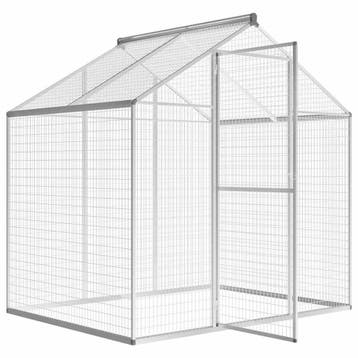 vidaXL Volière 178x122x194 cm aluminium, Verzenden, Nieuw