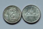 Canada. Elizabeth II. 1 Dollar 1958-1961 (Lot of 2 Coins)