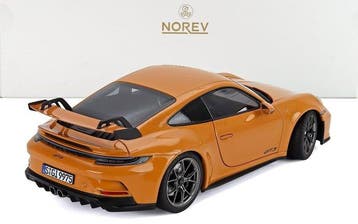 Norev 1:18 - Modelauto - PORSCHE 911 GT3 2021 YELLOW 1:18, Nieuw