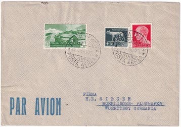 Royaume d’Italie 1936 - Bellini Poste Aérienne Série