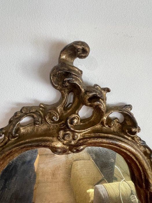 Miroir mural - Vénitienne en bois doré du XXe siècle, Antiquités & Art, Antiquités | Autres Antiquités