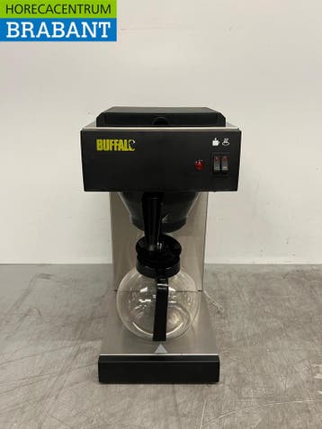 Machine à café Buffalo en acier inoxydable, récipient de 2, Verzenden, Nieuw in verpakking