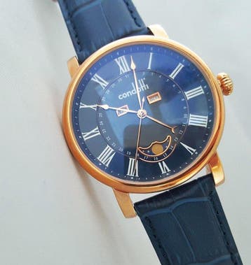 Condotti - CALENDAR - Moonphase - Gold - New - Sans prix de, Nieuw