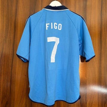 Real Madrid - La Liga - Luis Figo - 1999 - Maillot de foot