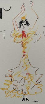 Jean Cocteau (1889-1963) - Carmen, Antiquités & Art