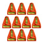 Set van 10 kruiswaterpassen met schroefgaten (oranje), Verzenden, Nieuw