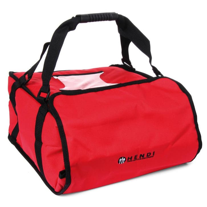 Pizzabezorgtas | Polyester (Geïsoleerd) | Max. 4 Dozen, Zakelijke goederen, Horeca | Keukenapparatuur, Nieuw in verpakking, Verzenden