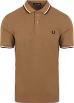 Fred Perry Polo M3600 Bruin W60 maat Maat 48/50 (M) Heren, Kleding | Heren, Polo's, Bruin, Nieuw, Fred Perry, Verzenden
