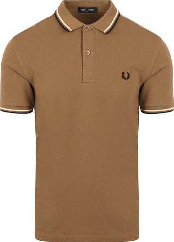 Fred Perry Polo M3600 Bruin W60 maat Maat 48/50 (M) Heren, Vêtements | Hommes, Polos, Verzenden
