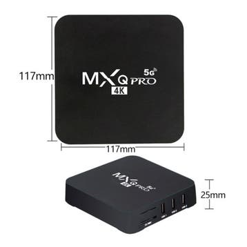 MXQ Pro 4K TV Box met RGB Draadloos Toetsenbord - 5G, Verzenden, Nieuw
