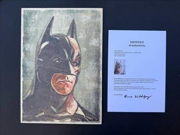Emma Wildfang - 2 Original drawing - Batman (2x) - Ink and, Nieuw