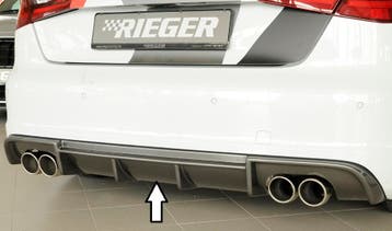 Rieger diffuser | A3 (8V): 07.12-08.16 (tot Facelift) - 3-dr, Verzenden