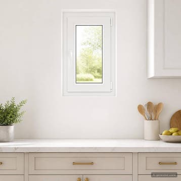 vidaXL Kleur binnenkant kelderraam Wit RISOR 40 x 80 cm, Verzenden, Nieuw