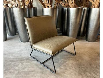 Veiling - Fauteuil Casper (2 stuks) Lounge - Stof - Groen -, Nieuw