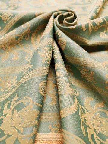 B237 - 400 x 280 cm - Damasco da arredo in doppia altezza -