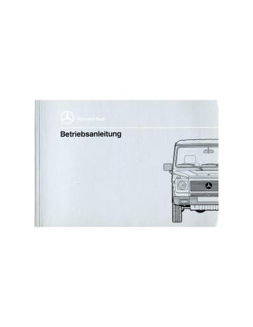 1989 MERCEDES BENZ G KLASSE INSTRUCTIEBOEKJE DUITS, Ophalen of Verzenden