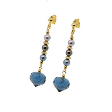 Spinel - Zilver - Oorbellen