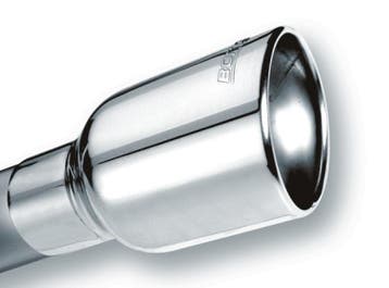 Borla Universal Polished Tip Single Oval Rolled Angle-Cut, Ophalen of Verzenden, Nieuw