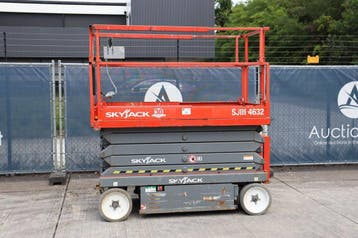 Veiling: Schaarhoogwerker Skyjack SJIII-4632 Elektrisch 317k, Ophalen