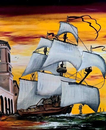 E. Lionetti - Vele al Tramonto dAmbra