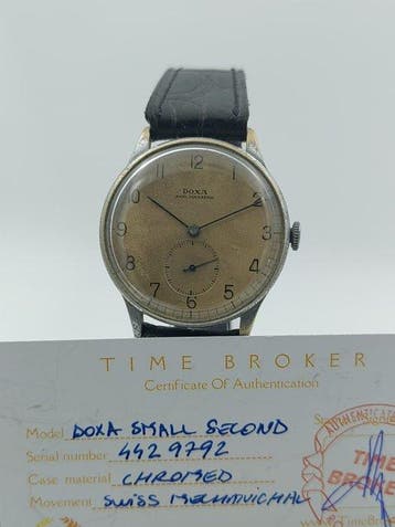 Doxa - Small Second – Jumbo Vintage Case - Zonder