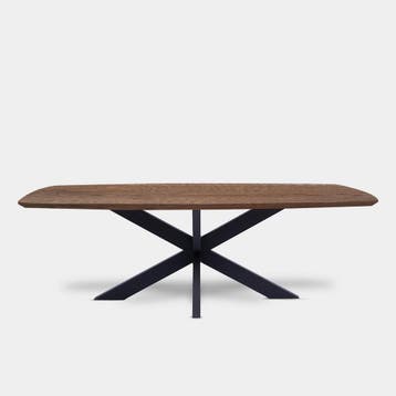 Tafel Deens Ovaal Eikenhout  Matrix  200x100, Huis en Inrichting, Tafels | Eettafels, Nieuw