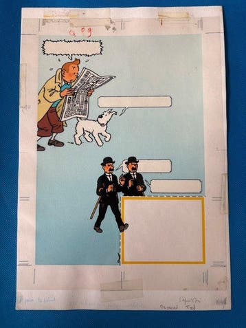 Tintin - Lot des studios Hergé - Tintin - 4 Album