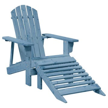 Adirondack met voetenbank | Tweede kansje | OP = OP, Jardin & Terrasse, Chaises de jardin, Verzenden