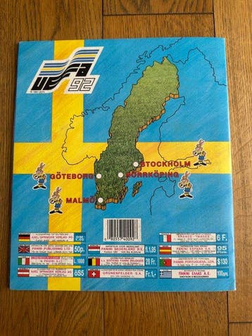1992 Panini Album Euro 92 panini completo da edicola Altro
